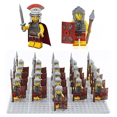 21st/ set Roman Military Centurion Soldiers Minifigures Army Toys Collection Kids