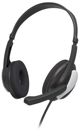 Hama ON-EAR HS-P100 V2 Headset til kontor, Radio & lydudstyr