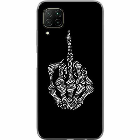 Huawei P40 Lite Mjukt Skal - Fuck You Bling