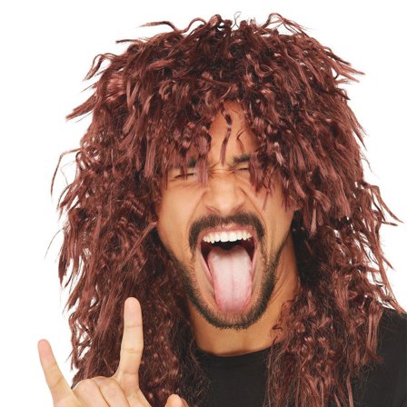 Rokkari Peruukki Ruskea