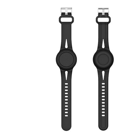 Barneklokkebånd Barne GPS-armbånd SVART