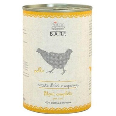 Barf Menu Completo Cibo Umido Trito Di Pollo Con Patate Dolci E