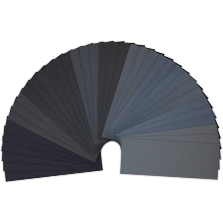 36-pakning Sandpapir, 23 x 9,3 cm Våtsliping Tørrsliping Sandpapir 120/220/320/400/600/800/1000/1200/1500/2000/2500/3000 (3 x 12)