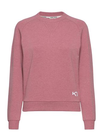 Traa Crew Sweatshirt Trøje Lyserød Kari Traa