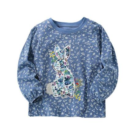 T-shirt Med Print För Toddler Baggy Pullover