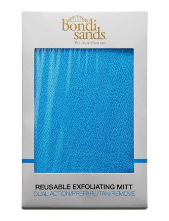 Bondi Sands Reuseable Self Tan Exfoliating Mitt - Blue - ONE SIZE