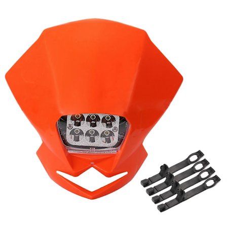 Universaali LED moottoripyörän ajovalot Motocross päävalaisin Enduro Klx Kdx Rmz Drz Xr Cr -osaan