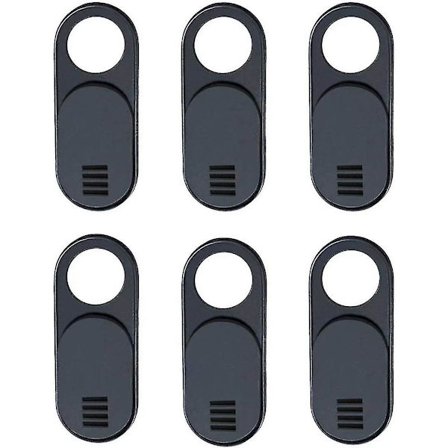 Webkameran Peite, Kameran Peiteliuku, 6 Kpl Ultra Ohut Kannettavan Tietokoneen Kameran Peiteliuku (musta)