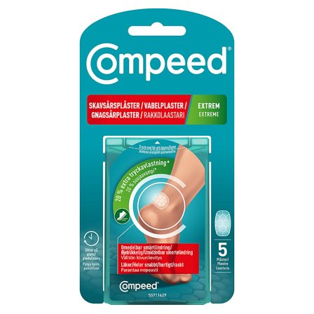 Compeed Sport Vabelplaster medium 5 stk., Medicin & Pleje, Håndcreme & Fodpleje, Vabelplastre