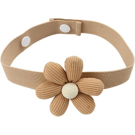 4 stk. gardinbånd, blomstrede gardinbånd, elastiske bånd gardinholdere spænder til hjemmet, café, dekorative gardiner (kaffe)