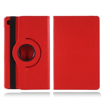 Lenovo Tab M10 HD Gen 2 360 graders roterbart läderfodral - Röd