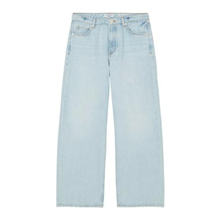 Marc O'Polo Tomma wide-leg jeans, cropped Blå, Dame, Størrelse: W31 L34