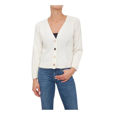 Nenette Cardigans Hvid, Dame