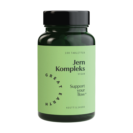 Great Earth Jern Kompleks tabletter, 100 stk.