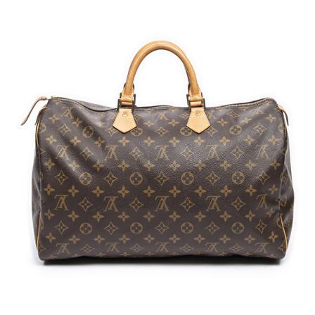 Louis Vuitton Vintage, Pre-owned Speedy 40 Bruin, Dames, Maat:ONE Size