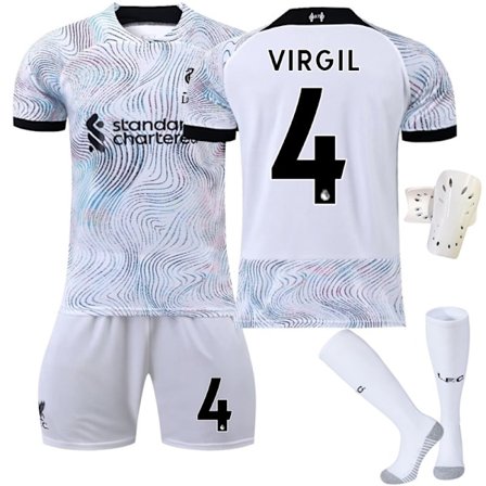 22-23 ny bortatröja all white korrekt version nr 11 Salah 27 Nunez 23 Diaz fotbollströja