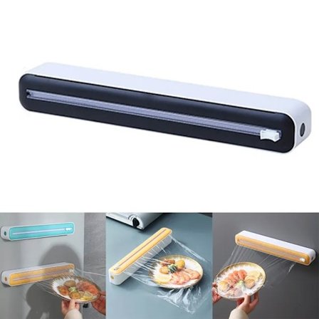 Folieskærer - Holder til aluminiumsfolie & plastfolie 36x7x5cm