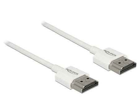 Delock High Speed HDMI with Ethernet - HDMI-kabel med Ethernet - 25 cm