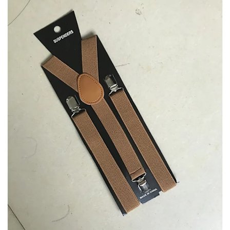 Zhejiang Grossist Anpassad Svart Gul Enkel Billig Pojke Elastiska 3 Clips Hängslen för Män