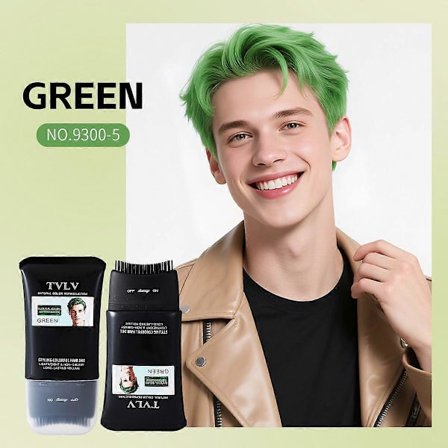 Sikker og praktisk kamhårfarve, vandtæt og svedafvisende hårfarvekam, bærbar hårfarvekam, 2-i-1 øjeblikkelig farve til kvinder og mænd