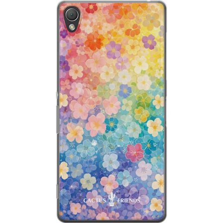 Yhteensopiva Puhelinkuori Sony Sony Xperia Z3 Cactus and Friends – RainbowBloom