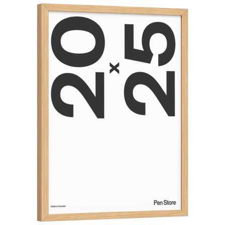 Pen Store Oak Wood Frame 20x25 cm