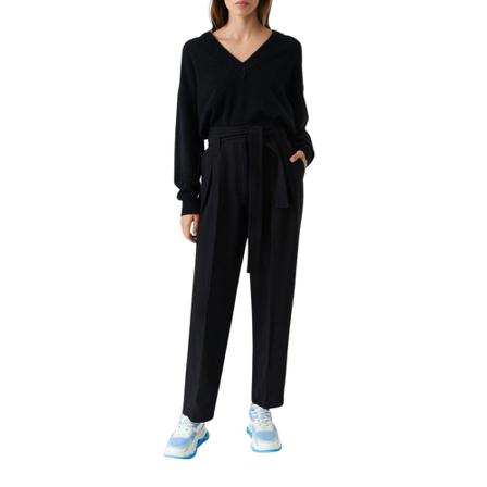 Iro, Straight Trousers Zwart, Dames, Maat:M