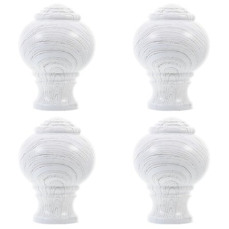 4 stk. gardinstangender, gardinstangender, gardinstangpropper [D]