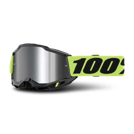 100% Accuri 2 MX Goggles Neon Yellow