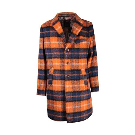 Bob Single-Breasted Coats Orange, Herre Uldfrakker