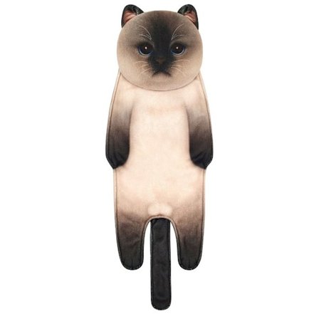 Søt kattehåndkle hengende vaskekluter 09 09