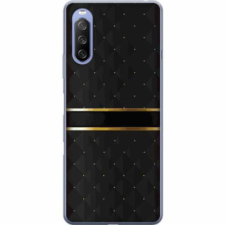 Sony Xperia 10 Iii Genomskinligt Skal Golden Stripes