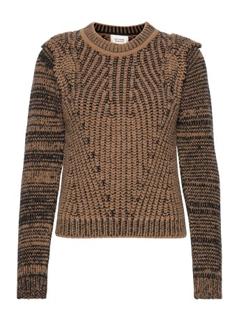 Adele Knit O-Neck Brown Second Female