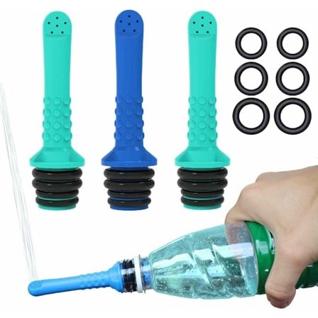 3-delt bærbar toalett-bidet, reisebidet, egnet for postpartum, nyfødt, baby, anal, personlig hygiene, rengjøring, vask, utendørs, camping, sjåfør, 