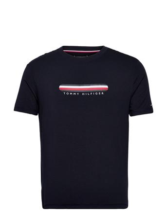Cn Ss Tee T-shirt Blå Tommy Hilfiger