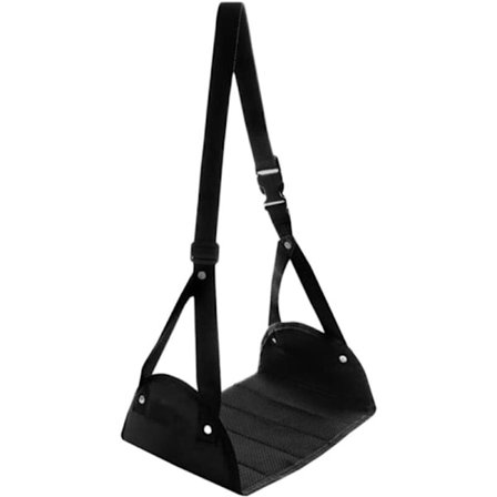 Jalkatuki, kannettava jalkatuki, matkatuki, kannettava, taitettava ja säädettävä jalkatuki kotiin, matkoille, toimistoon, junaan, lentokoneeseen, 