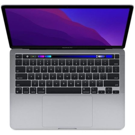 MacBook Pro Touch Bar 13" Apple M1 3.2 Ghz 16 GB 256 GB SSD Space Grey (2020) - Nytt batteri - Renoverad - Bra skick - Refurbished Grade C - Swedish