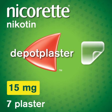 Nicorette depotplaster 15 mg/16 timer 7 stk