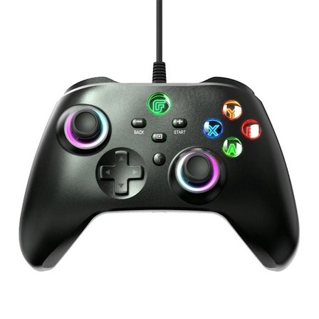 Ledningsforbundet Spilkonsol med Programmerbar Turbo Funktion Hall Trigger /LITE/PC/Android Konsol