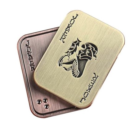 Magnetisk Metall Fidget Leker Poker Skyvekort Stress Relief Leke, EDC Gaver (D)