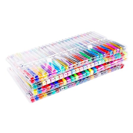 100 st Gelpennor Färgpennor Gelpen Set Färgpennor C