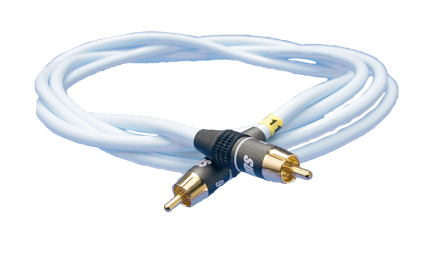 SUPRA 1001900628 Subwooferkablage 2 x Cinch, hane/hane 4 m, Anslutningsdon & kablar