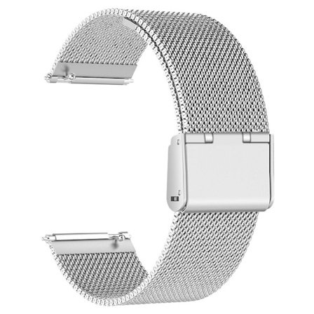 Popglory 1,85'' P66 Smart Watch Strap Quick Release Milanese 22mm Watch Band med spenne - Sølv