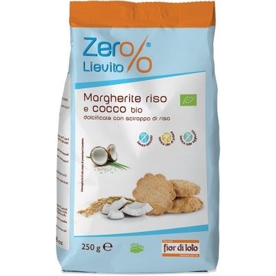 Zero Lievito Margherite Riso E Cocco Bio 250g