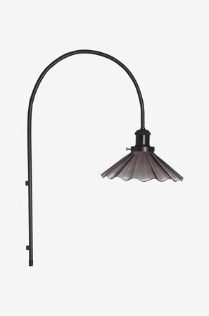 Jotex - Vegglampe August foldet 25 cm Svart - Kjøp Vegglamper hos Jotex