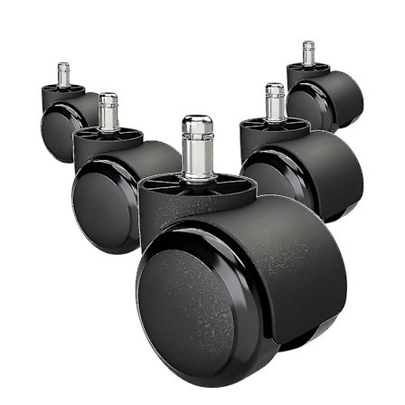 Kontorsstols hjul stolshjul ersättning 5-pack kontorsstols hjul tunga ersättning [db]