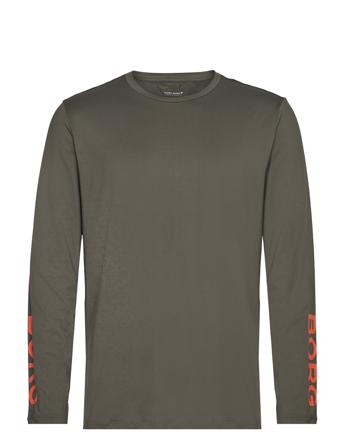 Borg Long Sleeve T-Shirt Khaki Björn Borg