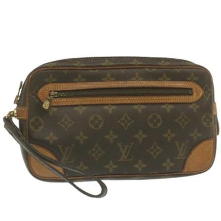 Louis Vuitton Vintage, Pre-owned Canvas Marly Dragonne Bruin, Dames, Maat:ONE Size