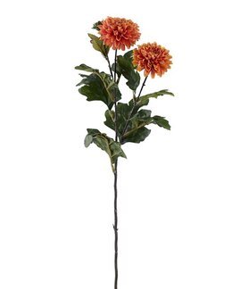 Kunstig plante snittblomst Krysantemum 53cm 1-pk Oransje