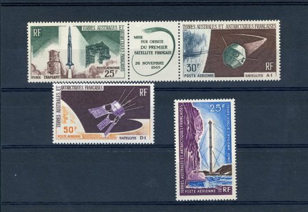TAAF - Fransk antarktis Terr. - Luftpost - Årgang 1966 - Postfrisk